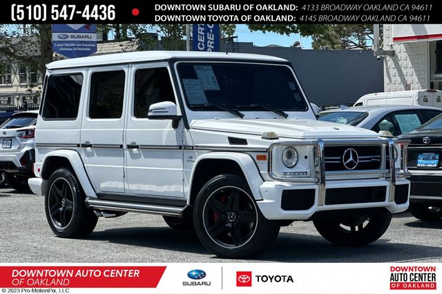Polar White 2016 Mercedes-Benz G-Class G 63 AMG 4MATIC SUV / Crossover All-Wheel Drive 7-Speed Automatic