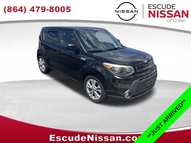 Shadow Black 2015 Kia Soul + Wagon Front-Wheel Drive 6-Speed Automatic