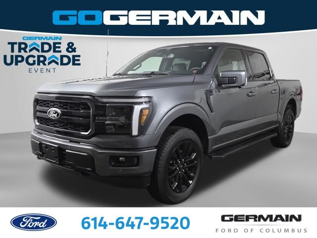 Carbonized Gray Metallic 2025 Ford F-150 Lariat SuperCrew 4WD Pickup Truck Four-Wheel Drive Automatic