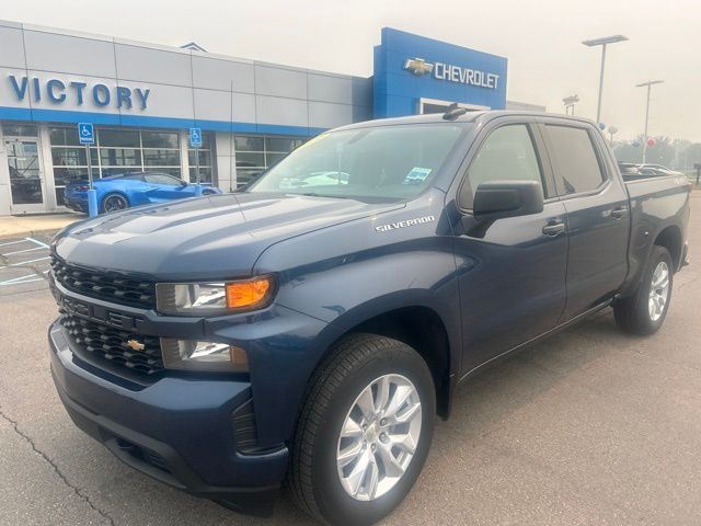 Blue Metallic 2021 Chevrolet Silverado 1500 Pickup Truck Four-Wheel Drive 8-Speed Automatic