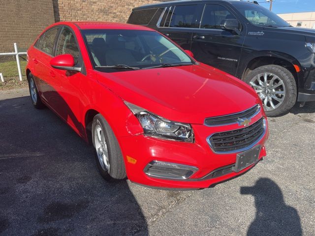 Red Hot 2015 Chevrolet Cruze 1LT Sedan FWD Sedan Front-Wheel Drive 6-Speed Automatic Overdrive