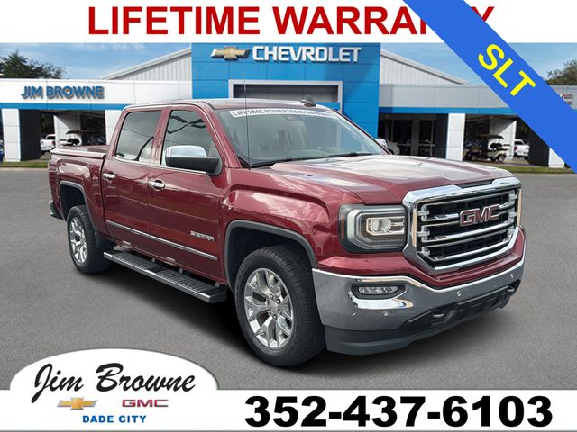 Red Quartz Tintcoat 2018 GMC Sierra 1500 SLT Crew Cab Pickup Truck 4X2 6-Speed Automatic Overdrive