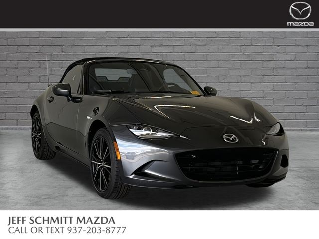 Machine Gray Metallic 2025 Mazda MX-5 Miata Convertible Rear-Wheel Drive 6-Speed Manual