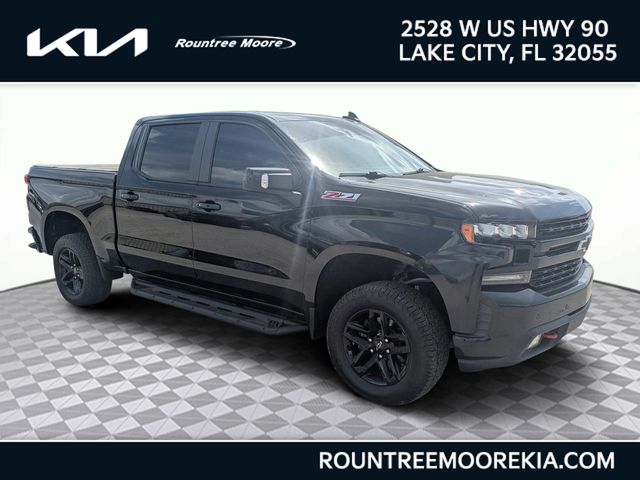 Black 2019 Chevrolet Silverado 1500 LT Trail Boss Crew Cab 4WD Pickup Truck Four-Wheel Drive 8-Speed Automatic