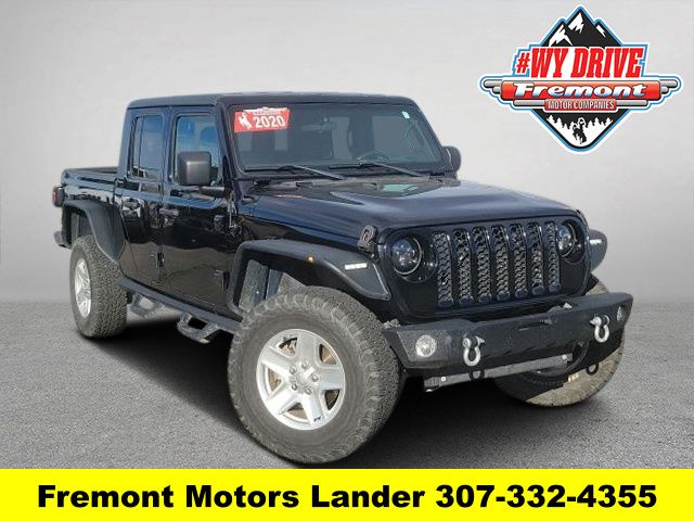 Black Clearcoat 2020 Jeep Gladiator Sport Crew Cab 4WD Pickup Truck Four-Wheel Drive 8-Speed Automatic