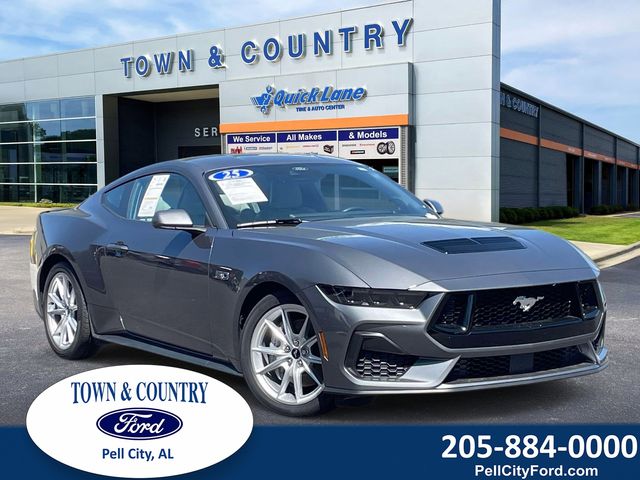 Carbonized Gray Metallic 2025 Ford Mustang GT Premium Fastback RWD Coupe Rear-Wheel Drive Automatic
