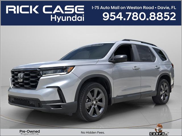 Gray 2025 Honda Pilot SUV / Crossover All-Wheel Drive Automatic