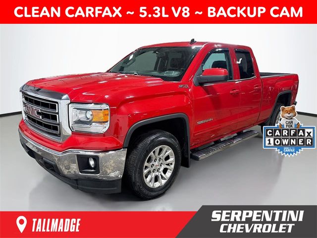 Fire Red 2014 GMC Sierra 1500 Pickup Truck Four-Wheel Drive 6-Speed Automatic Overdrive