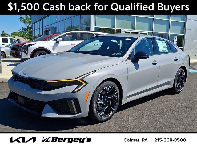 Wolf Gray 2026 Kia K5 Sedan Front-Wheel Drive 8-Speed Automatic