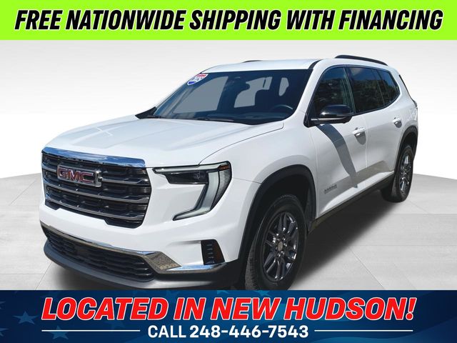 Summit White 2025 GMC Acadia SUV / Crossover Front-Wheel Drive 8-Speed Automatic
