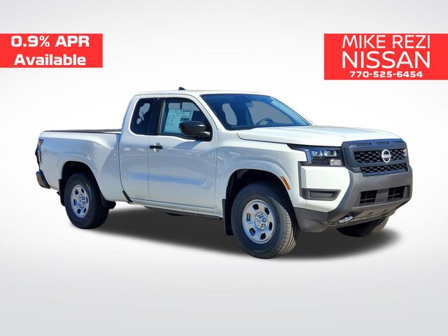 Glacier White 2026 Nissan Frontier S King Cab 4WD Pickup Truck Four-Wheel Drive 9-Speed Automatic Overdrive