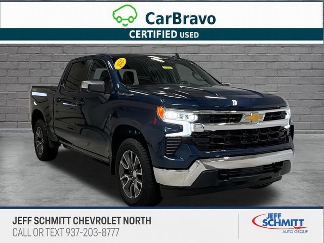 Northsky Blue Metallic 2023 Chevrolet Silverado 1500 Pickup Truck Four-Wheel Drive 8-Speed Automatic