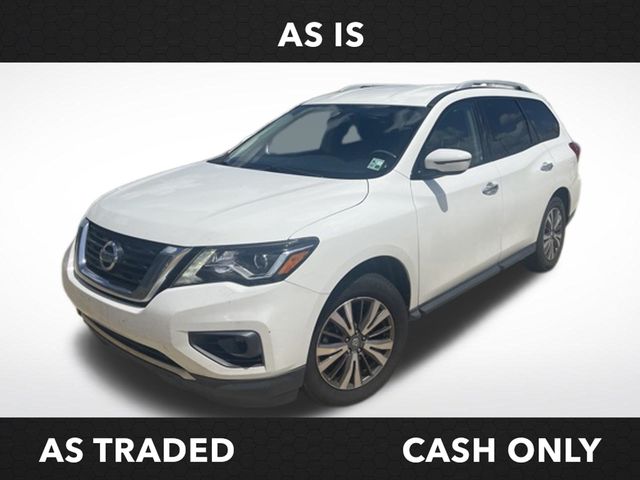 Glacier White 2019 Nissan Pathfinder SUV / Crossover Front-Wheel Drive Continuously Variable Transmission