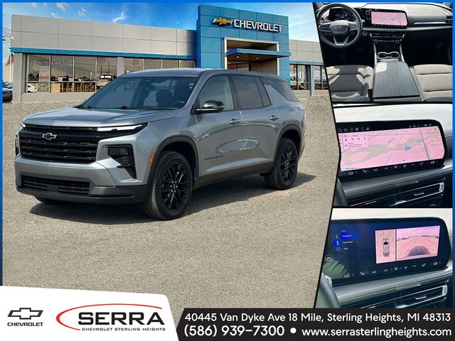 Sterling Gray Metallic 2024 Chevrolet Traverse LS FWD SUV / Crossover Front-Wheel Drive 8-Speed Automatic