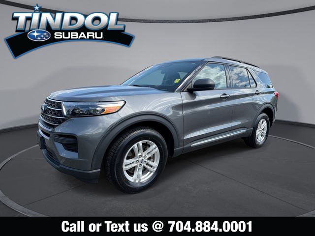 Carbonized Gray Metallic 2023 Ford Explorer XLT AWD SUV / Crossover All-Wheel Drive Automatic