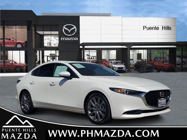 Snowflake White Pearl 2024 Mazda MAZDA3 2.5 S Preferred Sedan FWD Sedan Front-Wheel Drive 6-Speed Automatic
