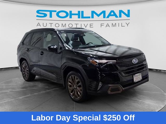 Crystal Black Silica 2026 Subaru Forester SUV / Crossover All-Wheel Drive Continuously Variable Transmission
