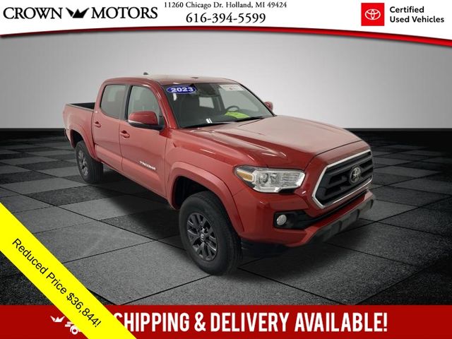 Barcelona Red Metallic 2023 Toyota Tacoma Pickup Truck Four-Wheel Drive 6-Speed Automatic