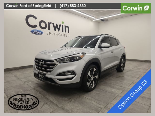 Molten Silver 2016 Hyundai Tucson 1.6T Limited AWD SUV / Crossover All-Wheel Drive 7-Speed Automatic