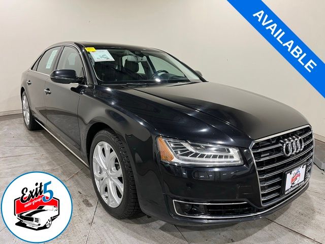 Phantom Black Pearl 2015 Audi A8 3.0T quattro LWB AWD Sedan All-Wheel Drive 8-Speed Automatic