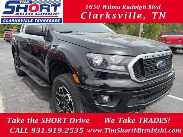 Shadow Black 2019 Ford Ranger XLT SuperCrew RWD Pickup Truck 4X2 Automatic