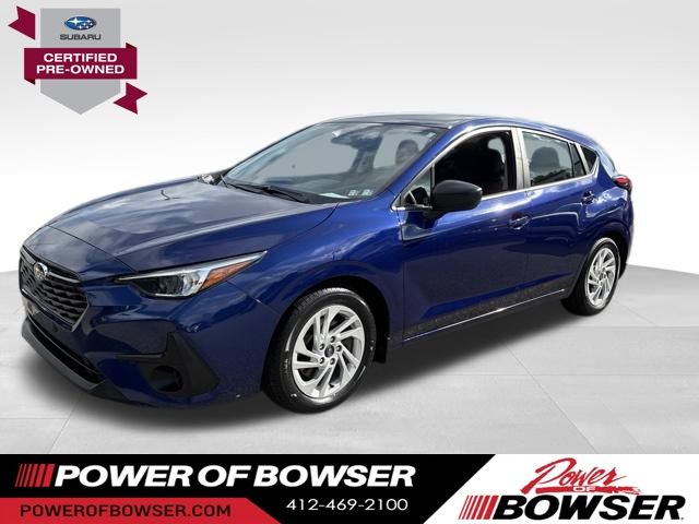 Sapphire Blue Pearl 2024 Subaru Impreza Wagon All-Wheel Drive Continuously Variable Transmission