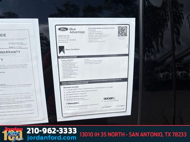 Used Car 2023 Ford Bronco Sport  Outer Banks For Sale Under $30,000 In San Antonio, Texas