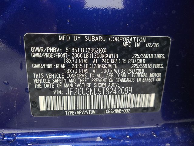 2026 – Subaru – Crosstrek Hybrid