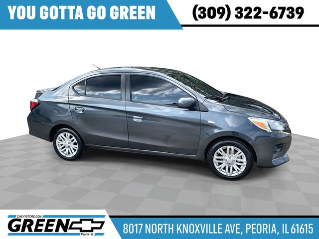 Gray 2024 Mitsubishi Mirage G4 Sedan Front-Wheel Drive Continuously Variable Transmission