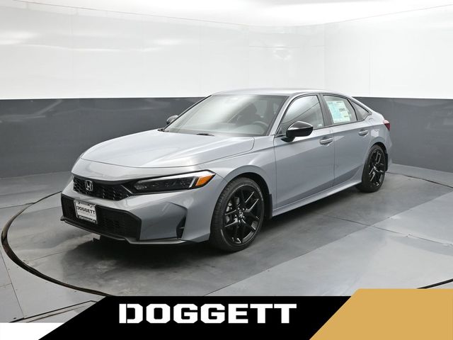 Urban Gray Pearl 2026 Honda Civic Sedan Front-Wheel Drive Continuously Variable Transmission
