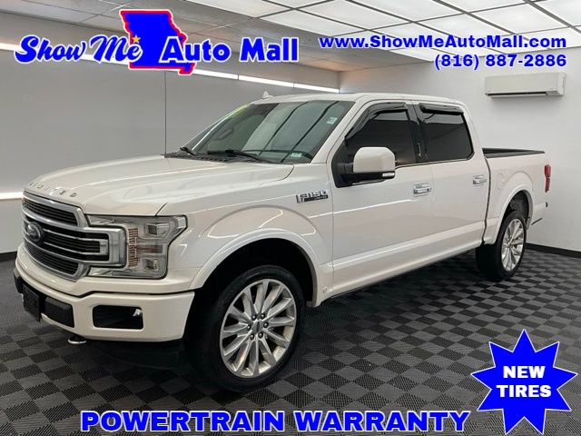 White Platinum Clearcoat Metallic 2018 Ford F-150 Pickup Truck Four-Wheel Drive Automatic