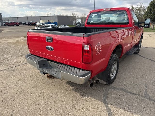 2011 Red Ford Super Duty F-250 SRW XL 4X4 Truck