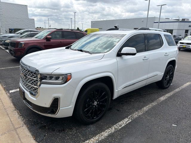 White Frost Tricoat 2020 GMC Acadia SUV / Crossover Four-Wheel Drive 9-Speed Automatic