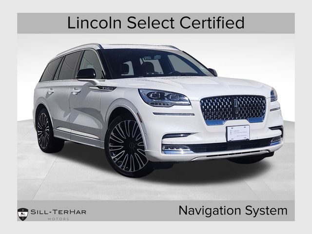 White Metallic 2023 Lincoln Aviator Black Label AWD SUV / Crossover All-Wheel Drive Automatic