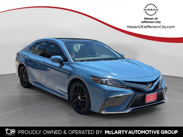 Cavalry Blue 2023 Toyota Camry Sedan Front-Wheel Drive 8-Speed Automatic