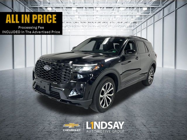 Agate Black Metallic 2025 Ford Explorer ST-Line AWD SUV / Crossover All-Wheel Drive Automatic