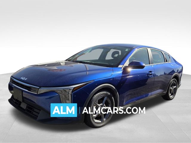 Deep Sea Blue 2025 Kia K4 LXS FWD Sedan Front-Wheel Drive Continuously Variable Transmission