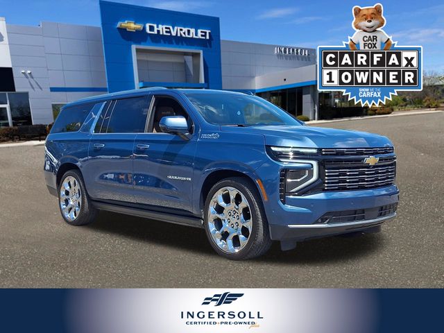 Lakeshore Blue Metallic 2025 Chevrolet Suburban SUV / Crossover Four-Wheel Drive