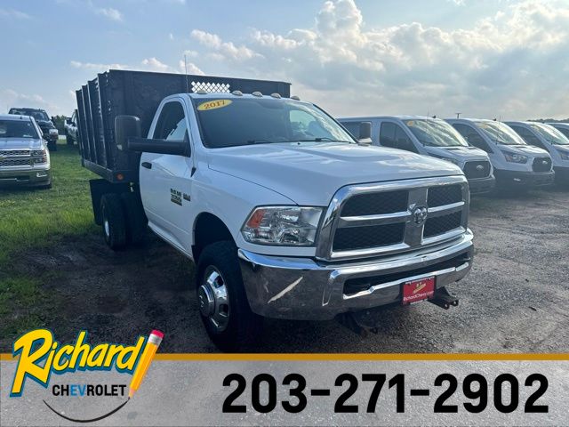 Bright White Clearcoat 2017 RAM 3500 Chassis Pickup Truck Four-Wheel Drive 6-Speed Automatic