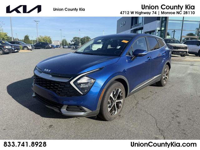 Sapphire Blue 2023 Kia Sportage SUV / Crossover Front-Wheel Drive 8-Speed Automatic