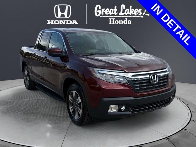 Red (Deep Scarlet Pearl) 2019 Honda Ridgeline Pickup Truck All-Wheel Drive 6-Speed Automatic