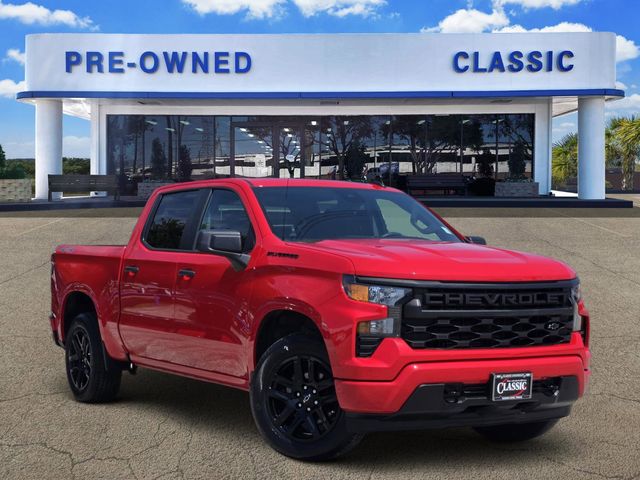 2024 Chevrolet Silverado 1500 Custom Red at DeMontrond Gulf Freeway
