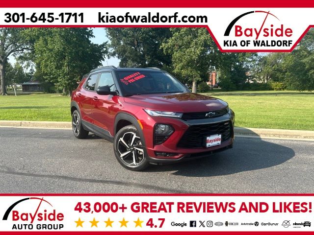 Red (Crimson Metallic) 2022 Chevrolet Trailblazer SUV / Crossover Four-Wheel Drive 9-Speed Automatic