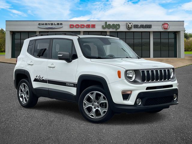 Alpine White Clearcoat 2020 Jeep Renegade Limited 4WD SUV / Crossover Four-Wheel Drive 9-Speed Automatic