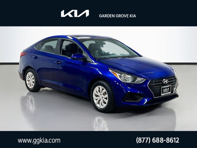 Admiral Blue 2018 Hyundai Accent Sedan Front-Wheel Drive 6-Speed Manual