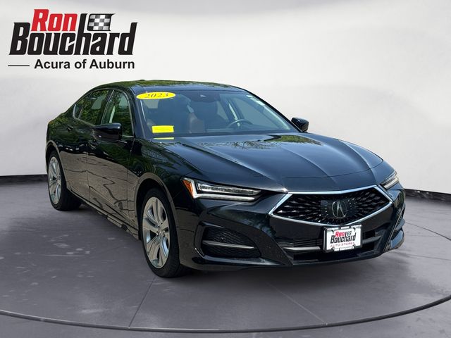 Majestic Black Pearl 2023 Acura TLX FWD with Technology Package Sedan Front-Wheel Drive Automatic