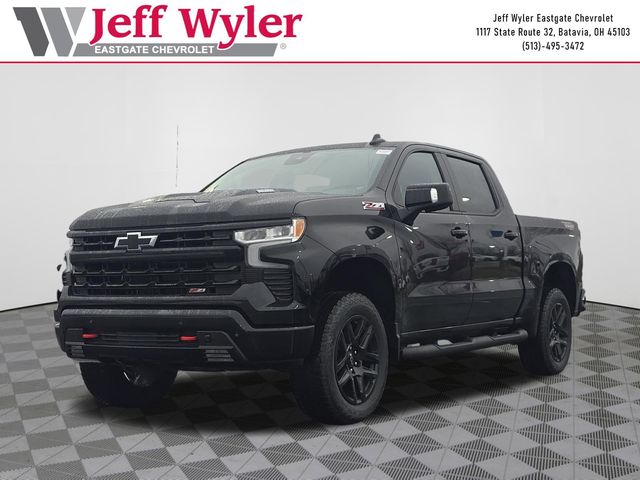 Black 2026 Chevrolet Silverado 1500 LT Trail Boss Crew Cab 4WD Pickup Truck Four-Wheel Drive Automatic