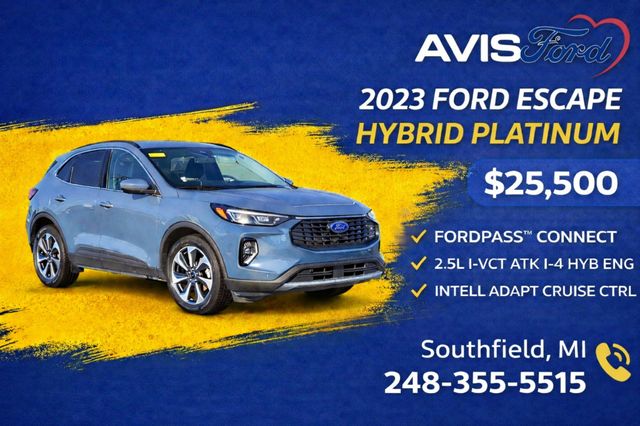 2023 Ford Escape Hybrid Platinum FWD