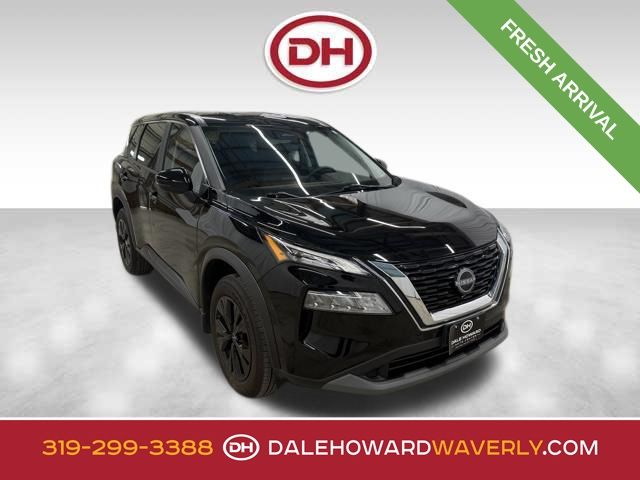 Super Black 2023 Nissan Rogue SV AWD SUV / Crossover All-Wheel Drive Continuously Variable Transmission