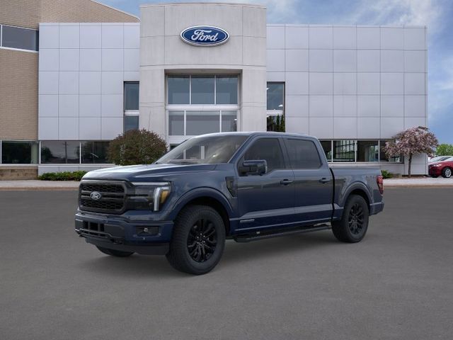 Blue 2026 Ford F-150 Lariat SuperCrew 4WD Pickup Truck Four-Wheel Drive Automatic